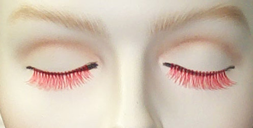 Red Color Eyelashes